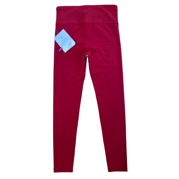 Athleta Girl High Rise Powervita Chit Chat Tight Red Size 14 XL NWT - Picture 4 of 8